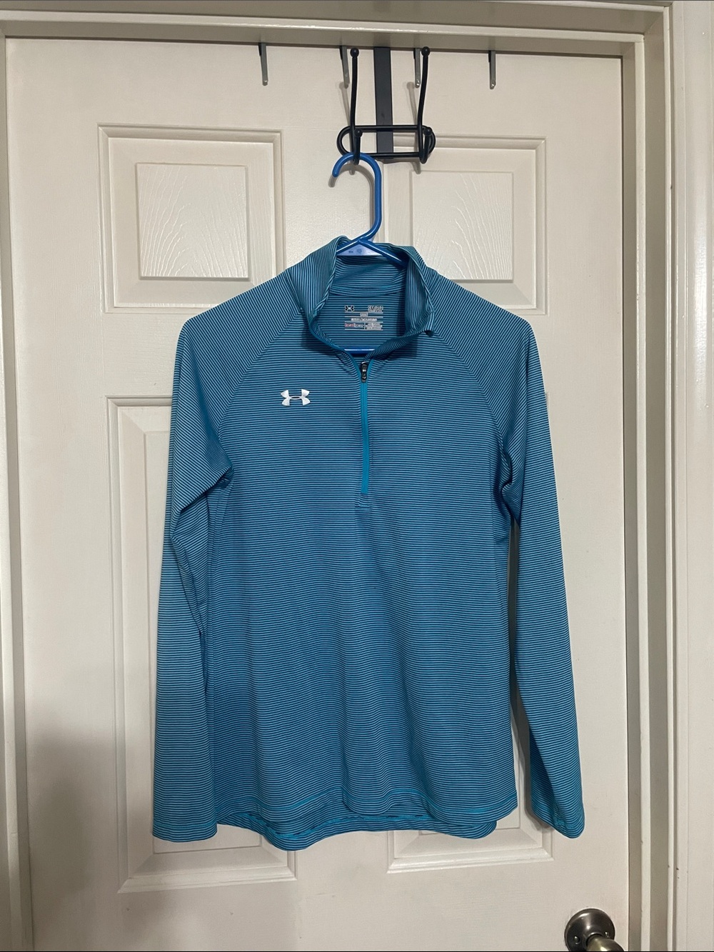 Under Armour Blue Quarter-Zip Performance Pullover